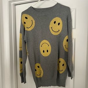 Happy Face Knit Sweater